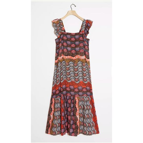 COREY LYNN CALTER Anthropologie Corey Lynn Calter Doriane Midi Dress // XS - Picture 1 of 14